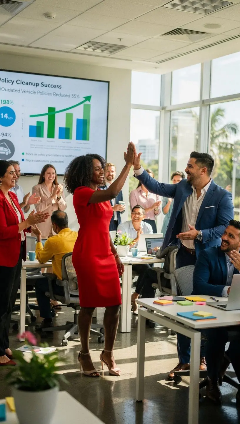 Pracownik doradzający w zakresie ubezpieczeń samochodowych.